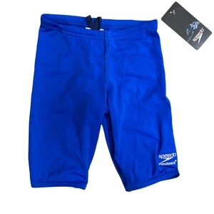 NWT Speedo Solid Youth Jammer Swim Trunks